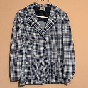 Vintage Bleyle for Hooper Plaid Blazer
